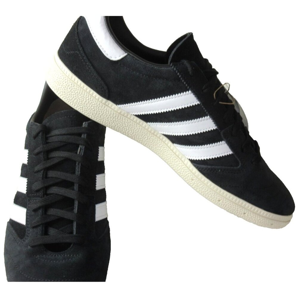 Adidas Men's Busenitz Vintage Suede Skate Soccer Shoes Black White Sizes NIB - Picture 4 of 6